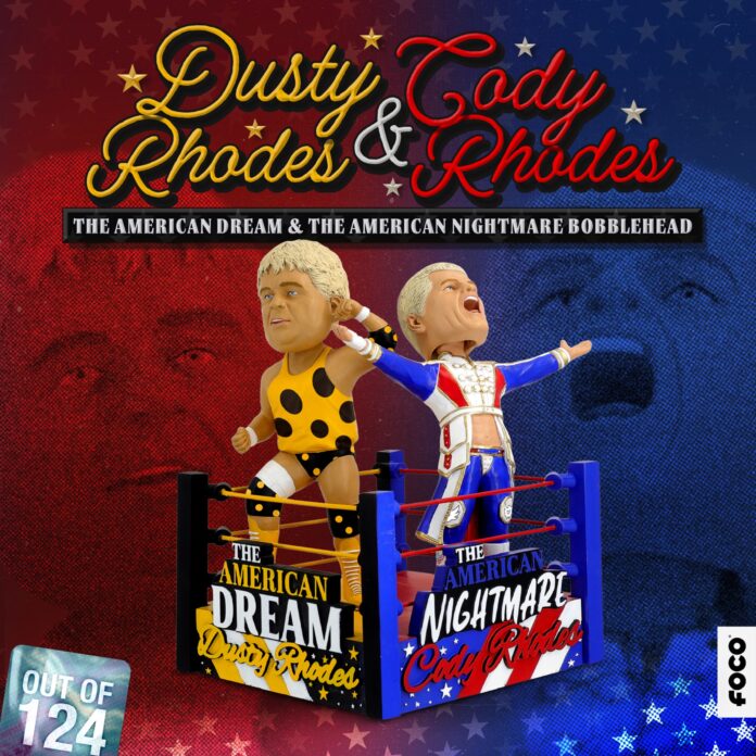 FOCO Bobblehead - Dusty Rhodes and Cody Rhodes