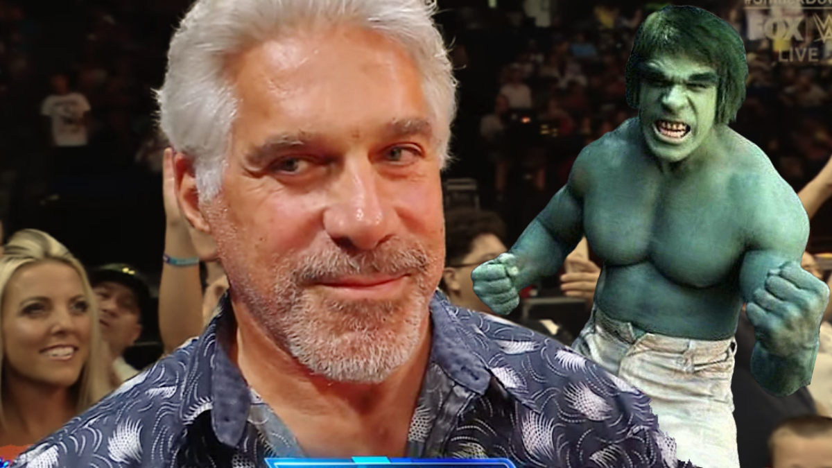 Incredible Hulk Lou Ferrigno Attends 8/9 SmackDown, Triple H Reacts