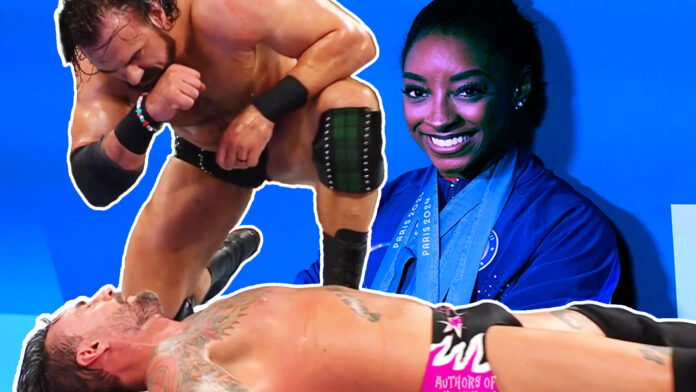 Drew McIntyre CM Punk Simone Biles