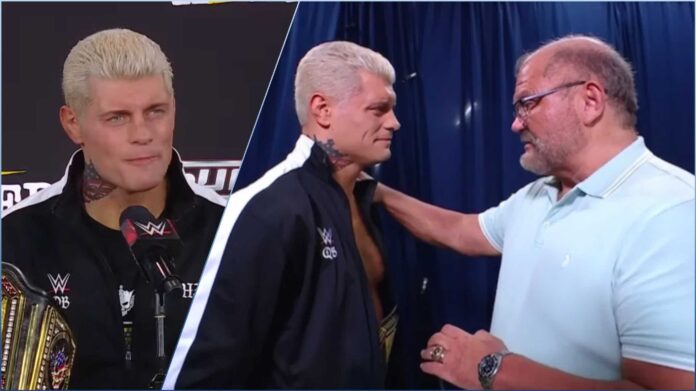 Cody Rhodes and Arn Anderson at SummerSlam