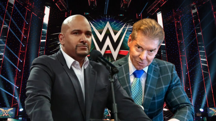 Jonathan Coachman and Vince McMahon