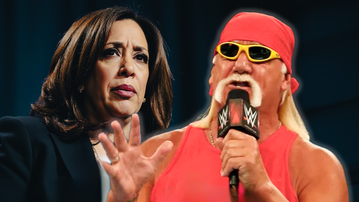 Hulk Hogan Jokes About Body Slamming Kamala Harris