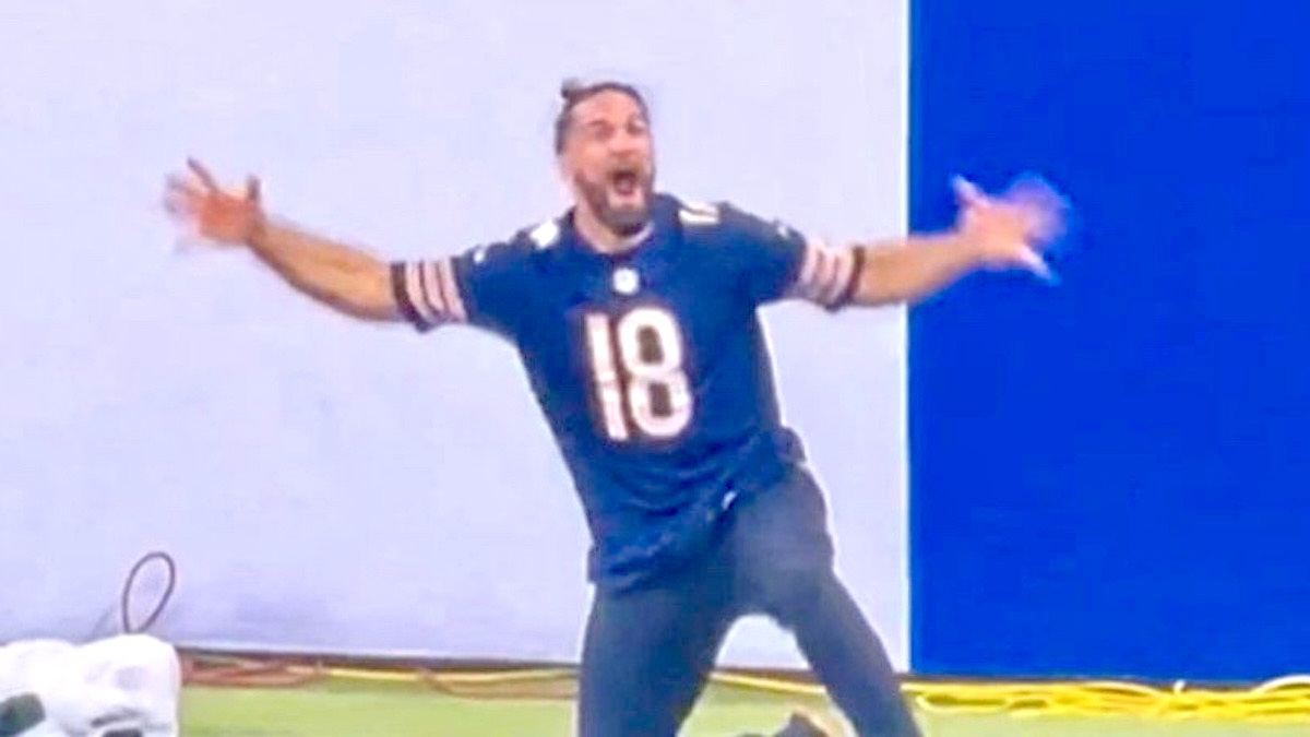 Seth Rollins Has Viral Moment with TY Hilton At Bears vs. Colts Game