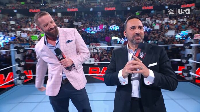 Joe Tessitore WWE Raw Debut