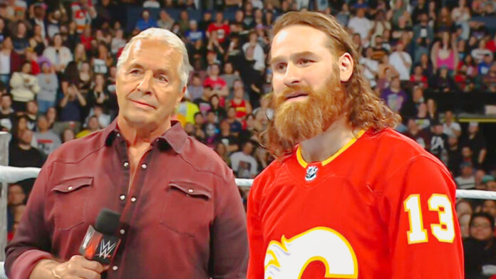 Sami Zayn and Bret Hart on Raw