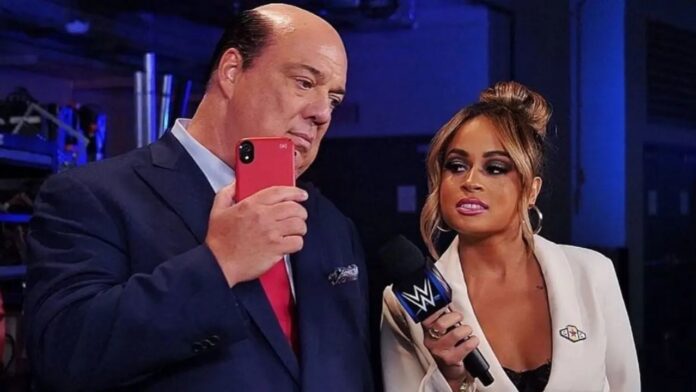 Kayla Braxton and Paul Heyman