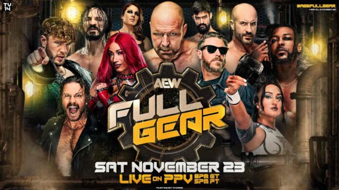 AEW Full Gear 2024 Event Poster