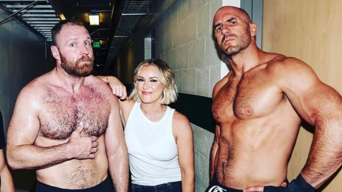 Renee Paquette with Jon Moxley