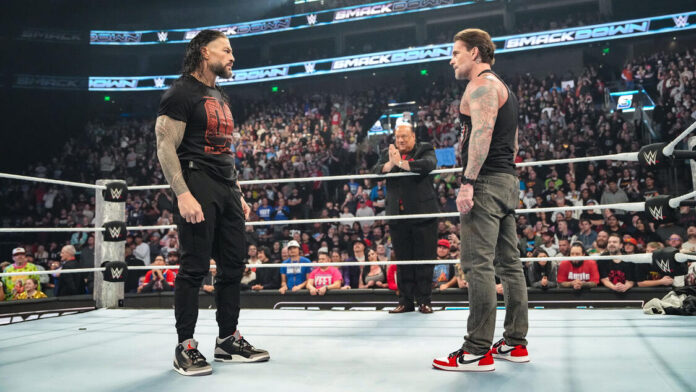 WWE SmackDown CM Punk Roman Reigns Paul Heyman