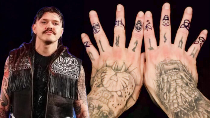 Dominik Mysterio Hand Tattoos