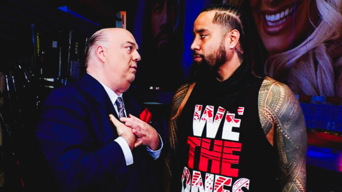 Paul Heyman and Jey Uso