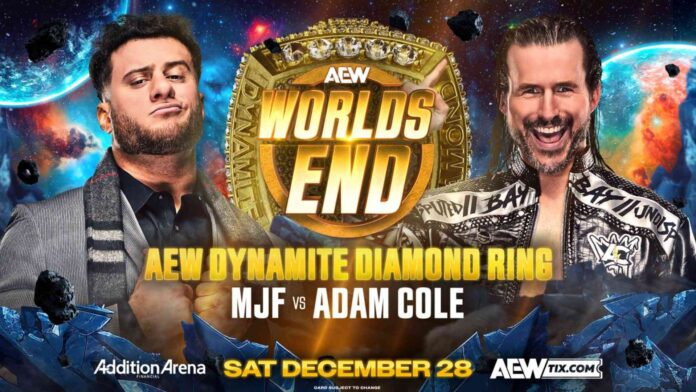 AEW World's End MJF vs Adam Cole