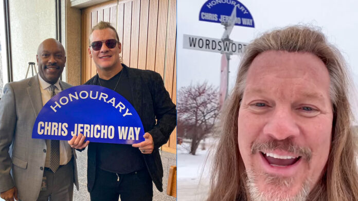 Chris Jericho Street Sign