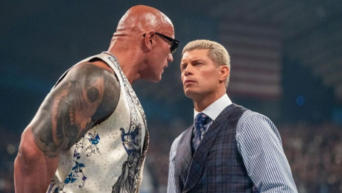 The Rock and Cody Rhodes