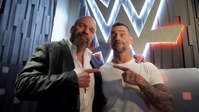 Triple H and CM Punk