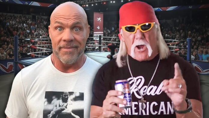 Kurt Angle and Hulk Hogan