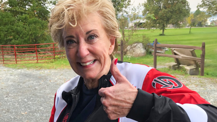 Linda McMahon Thumbs Up