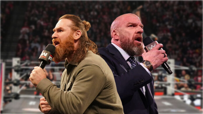 Sami Zayn and Triple H